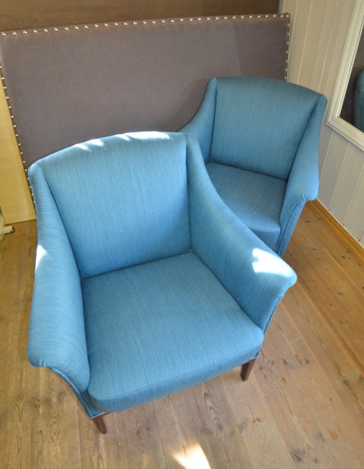 klassiske stoler i tekstil fra Innvik/Sellgren