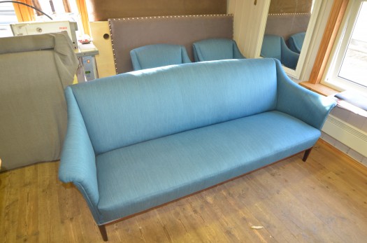 Sofa i nytt Krus tekstil