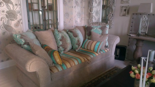 Sofa i tekstil fra Designers Guild
