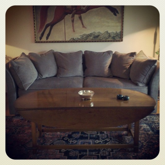 Sofa i tekstil fra O & L